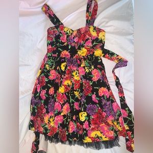 Sequin hearts retro party dress